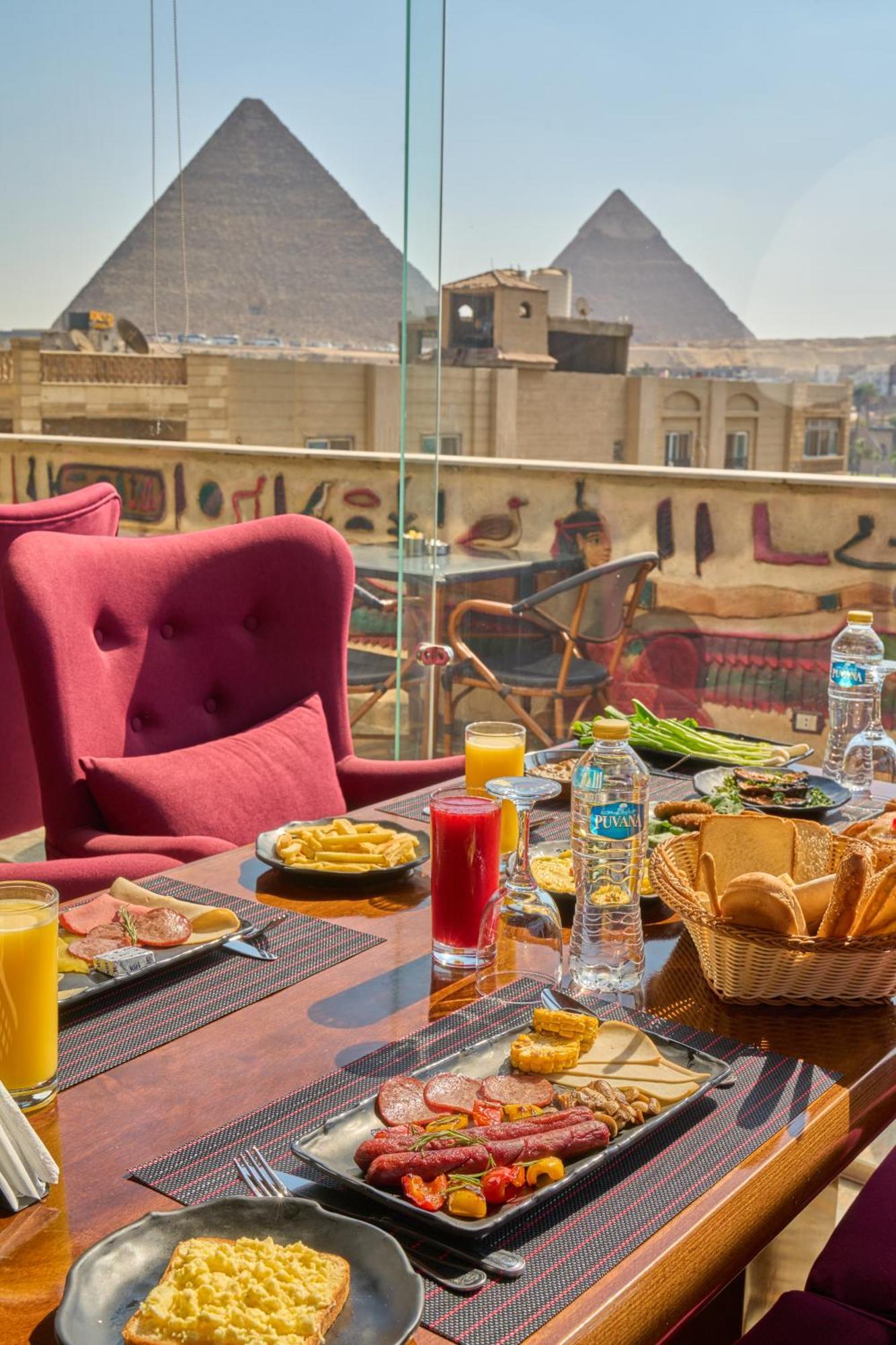 King Pyramids View Hotel Kafret el-Gabal Exterior photo